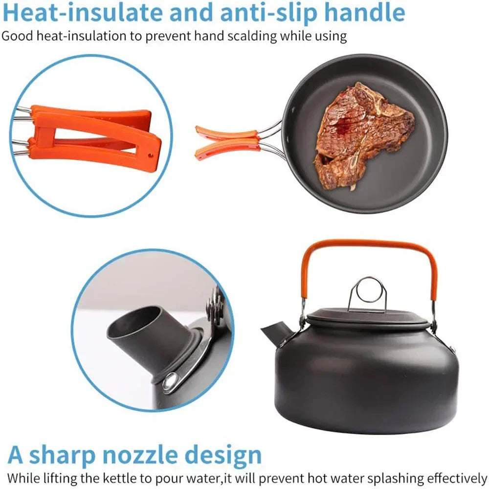 Outdoor Cooking Set for Camping – Compact and Portable Gear
