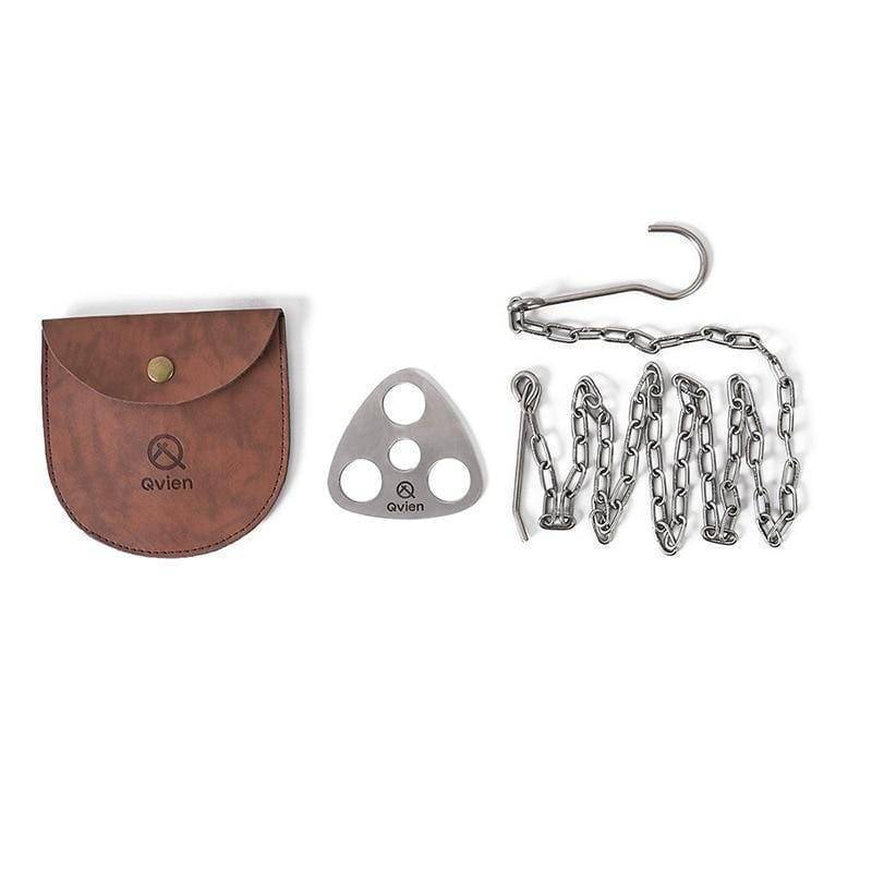 Multi-Tool with Hanging Ring Hook for Camping Use