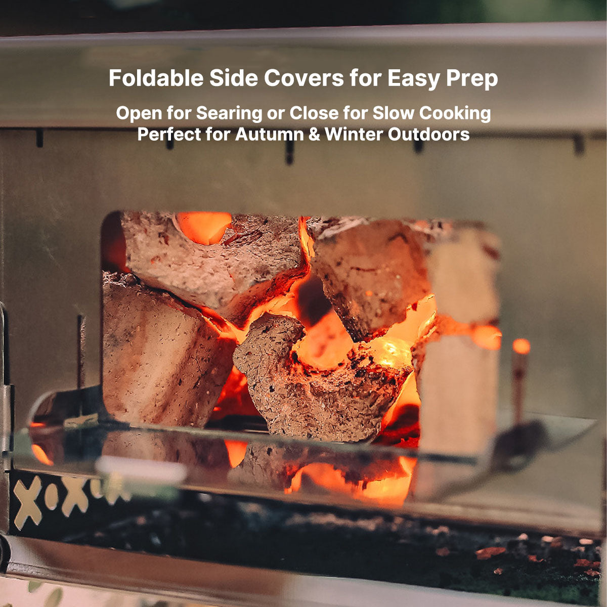 Lightweight Outdoor Grill - Portable Wood Stove for Camping