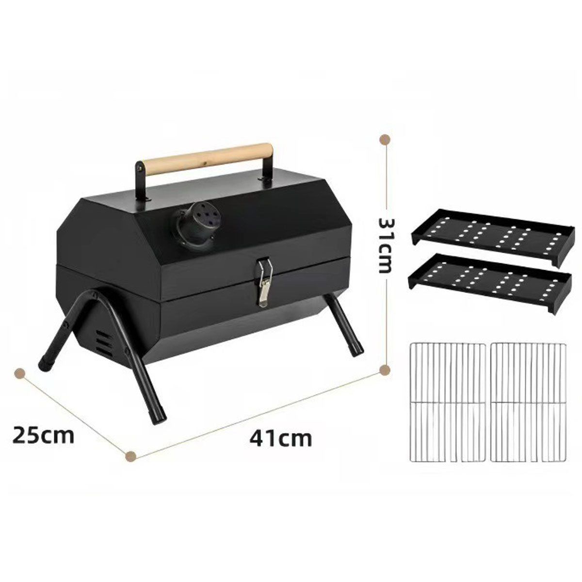 Camping Charcoal Grill – Portable Outdoor Barbecue