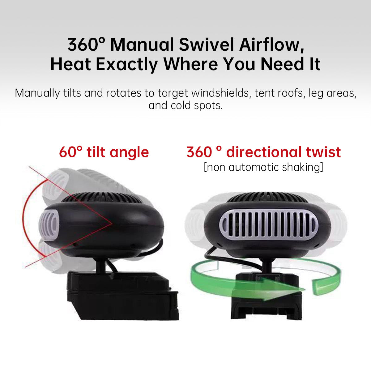 Compact Wireless Heater with Quick 3-Second Heating