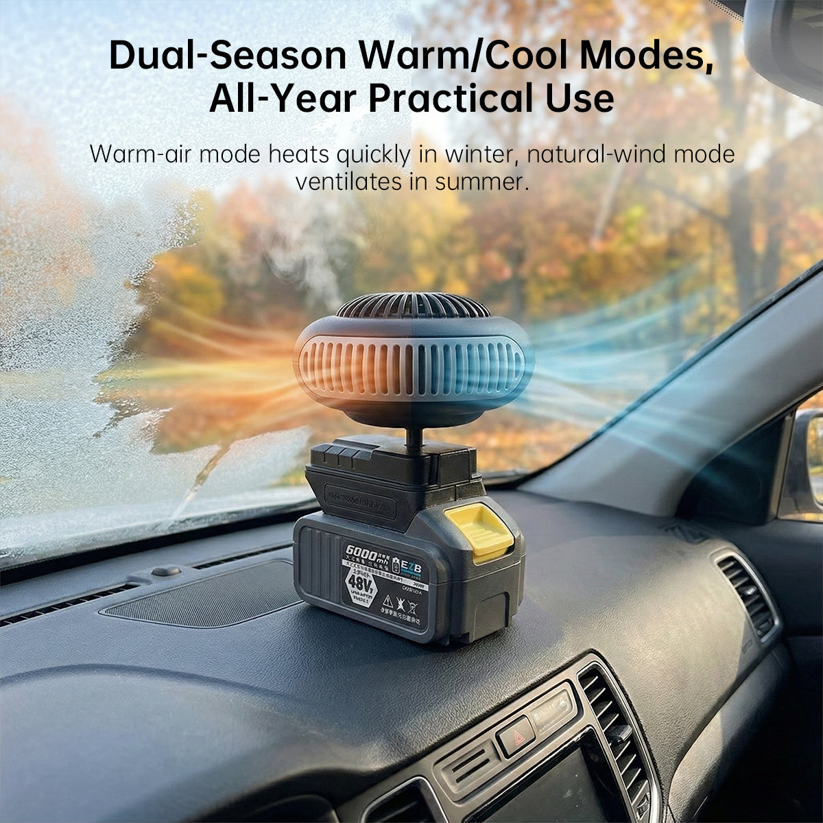 Compact Wireless Heater with Quick 3-Second Heating