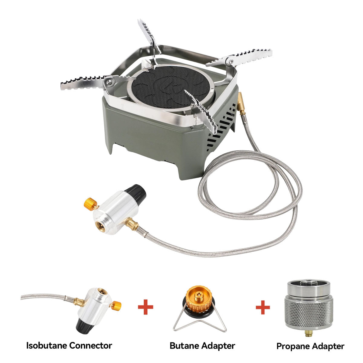 Infrared Gas Camping Stove – Portable and Windproof Design
