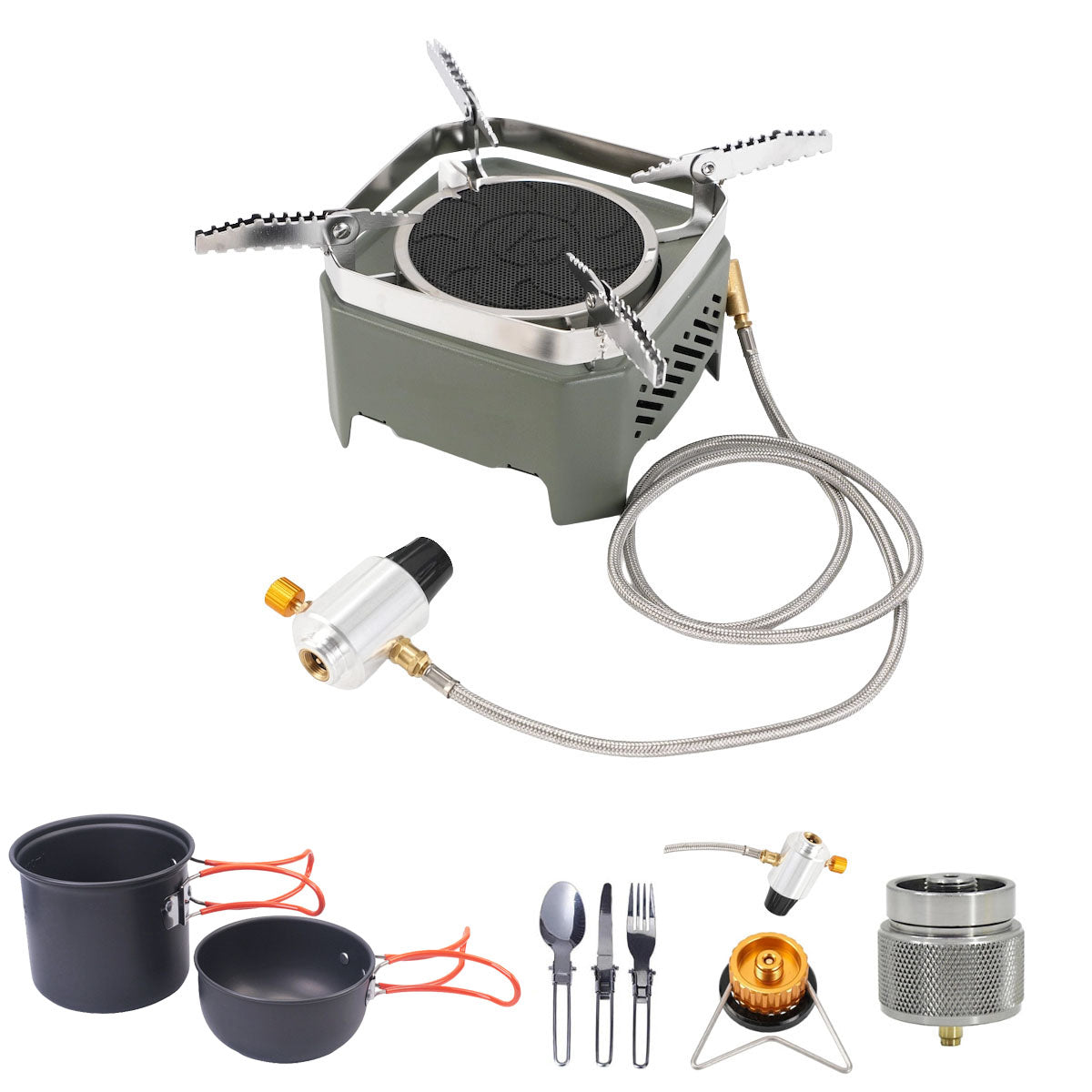Infrared Gas Camping Stove – Portable and Windproof Design