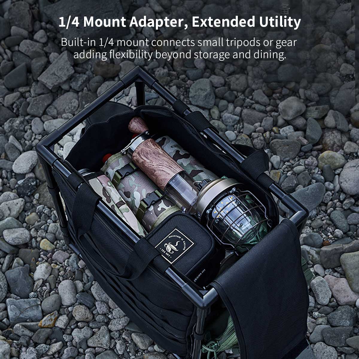 Folding Camping Table with 30L Carry Bag - Portable Outdoor Use