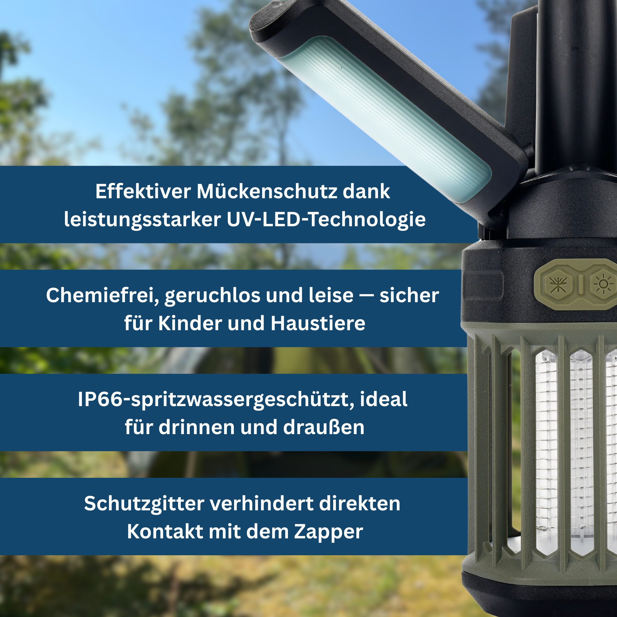 Portable Lantern for Mosquito Repellent