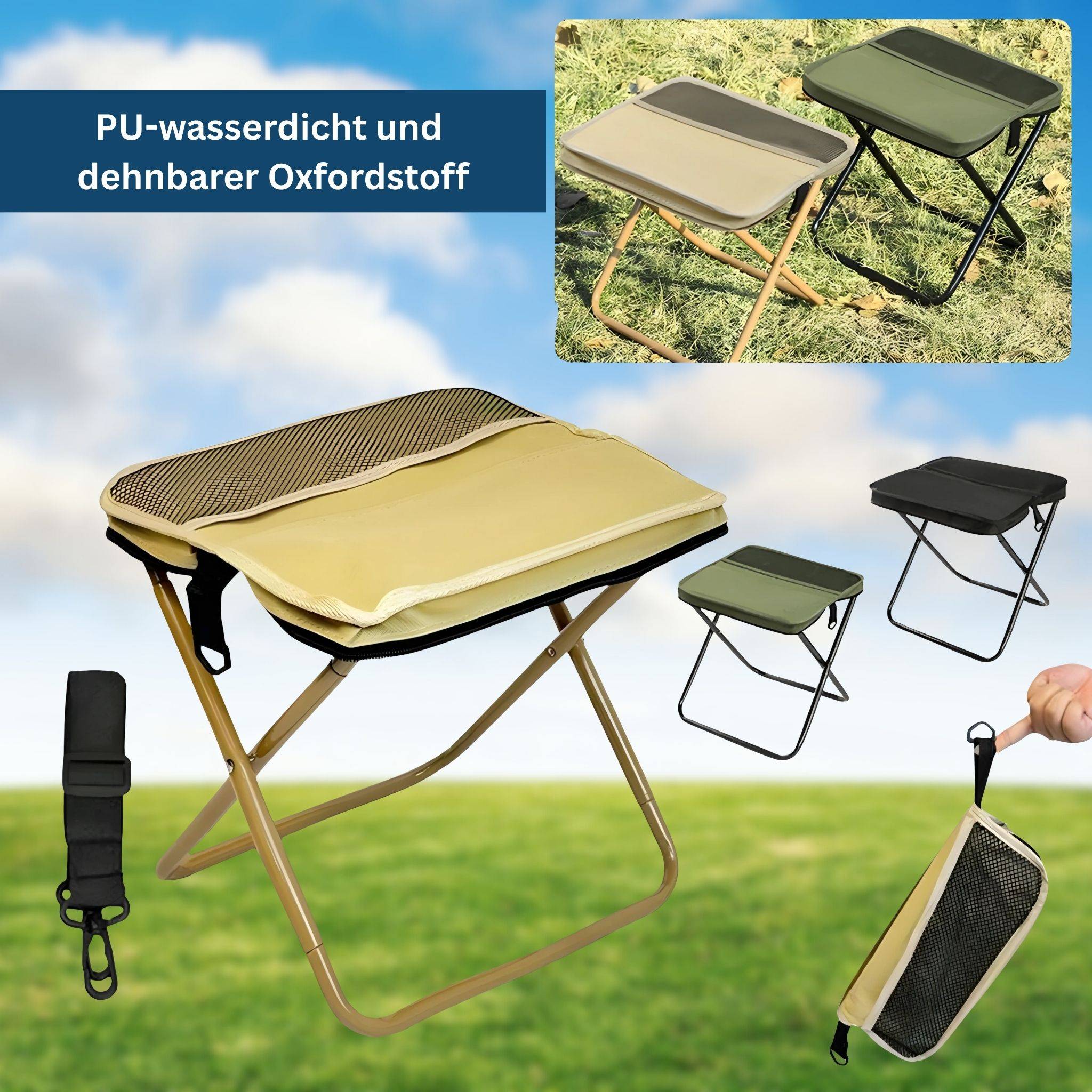 Camping Chair for Outdoor Use with Carrying Bag