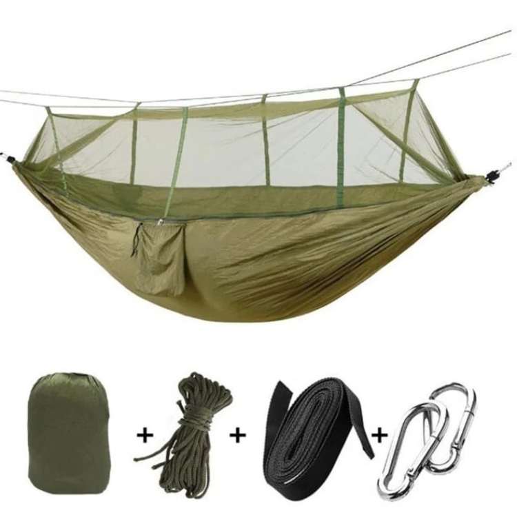 Camping Hammock for Outdoors with Insect Protection Net