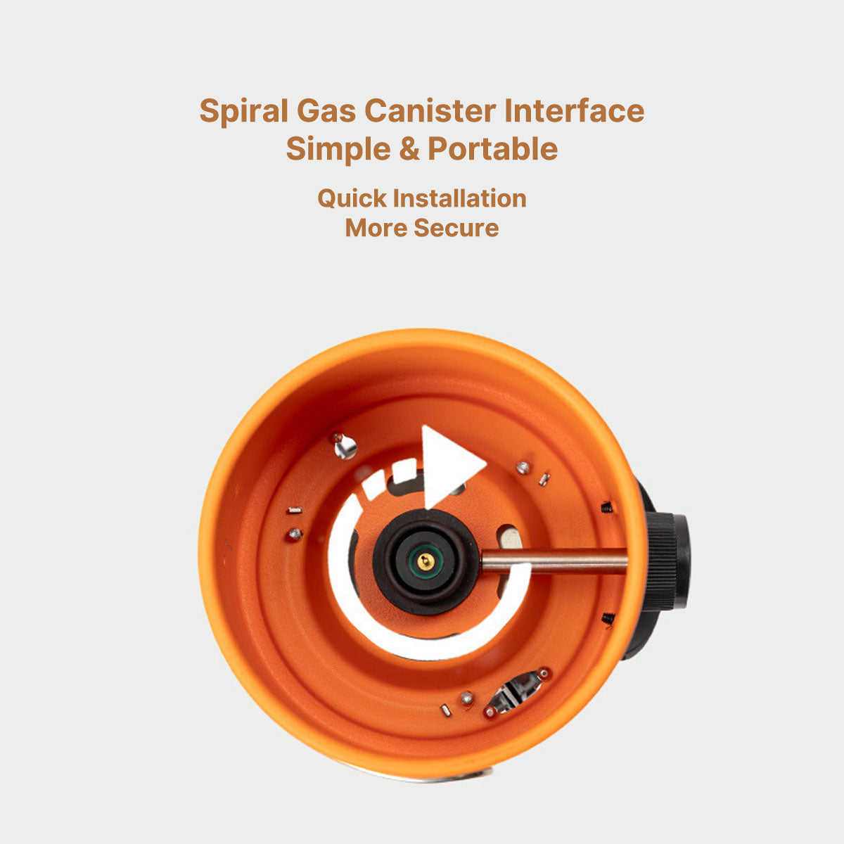Compact Camping Heater and Cooking Stove for Outdoor Use