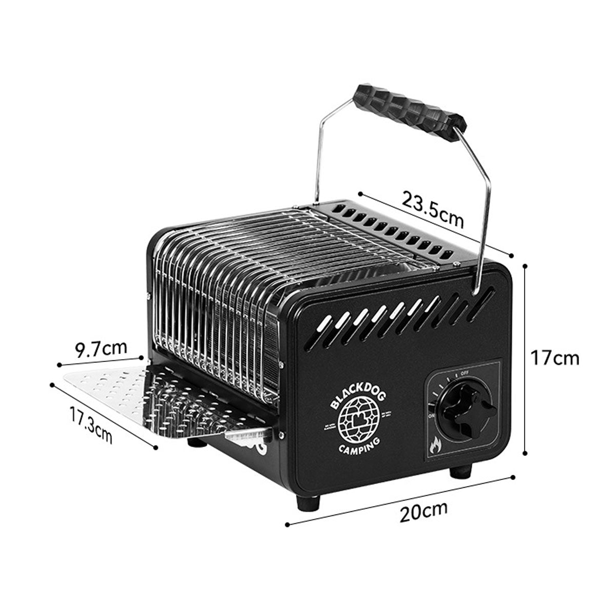 Outdoor Portable Heater Featuring Boiling Capability