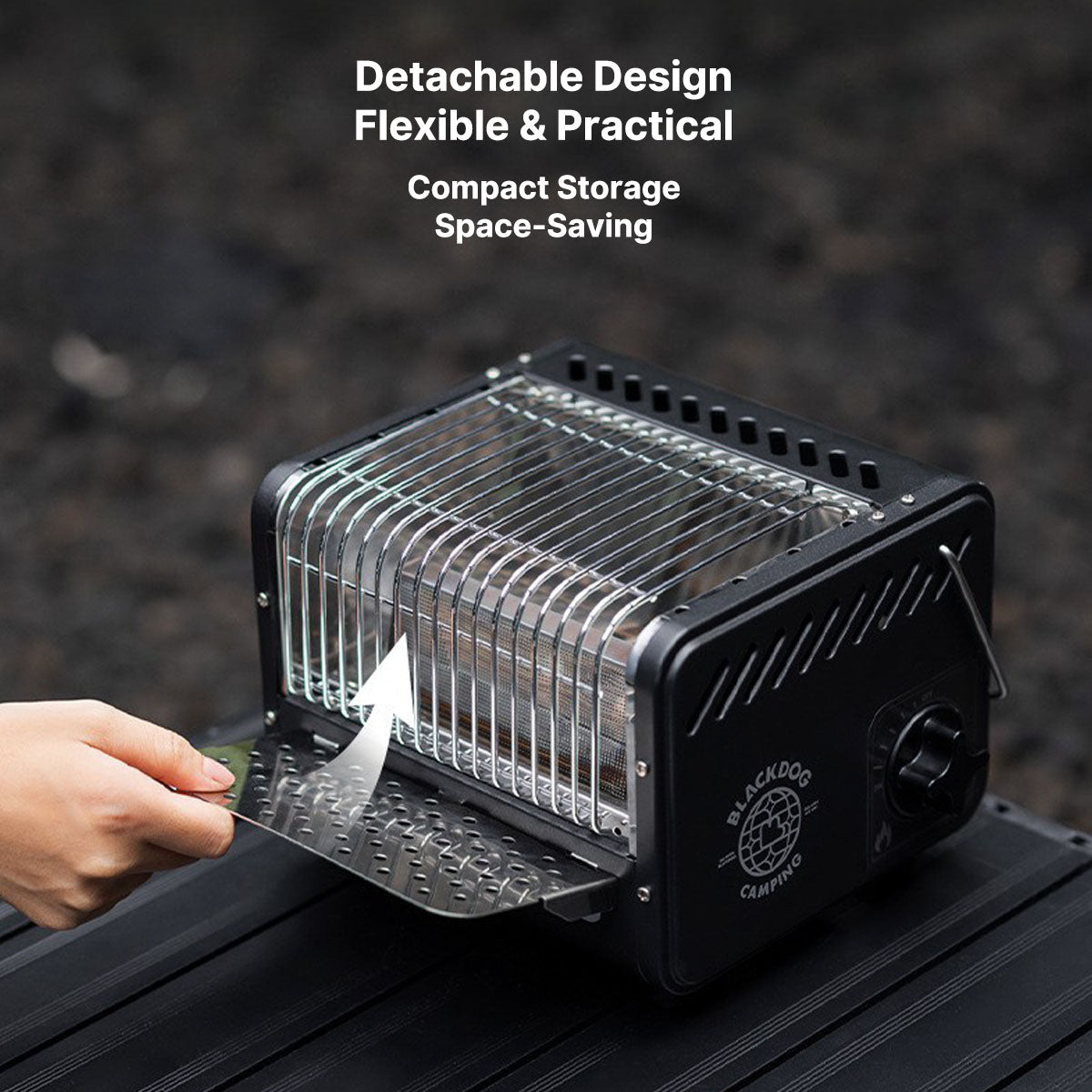 Outdoor Portable Heater Featuring Boiling Capability