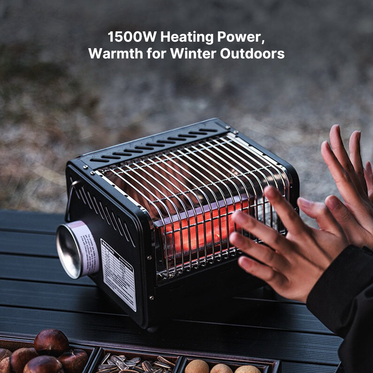 Outdoor Portable Heater Featuring Boiling Capability