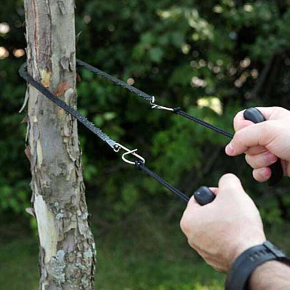 Portable Chain Saw for Outdoor Camping and Survival Use