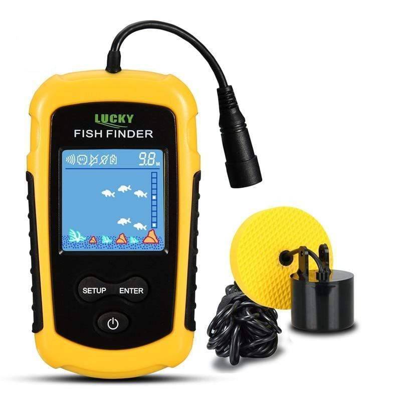Backlit Portable Fish Finder with Sonar Technology