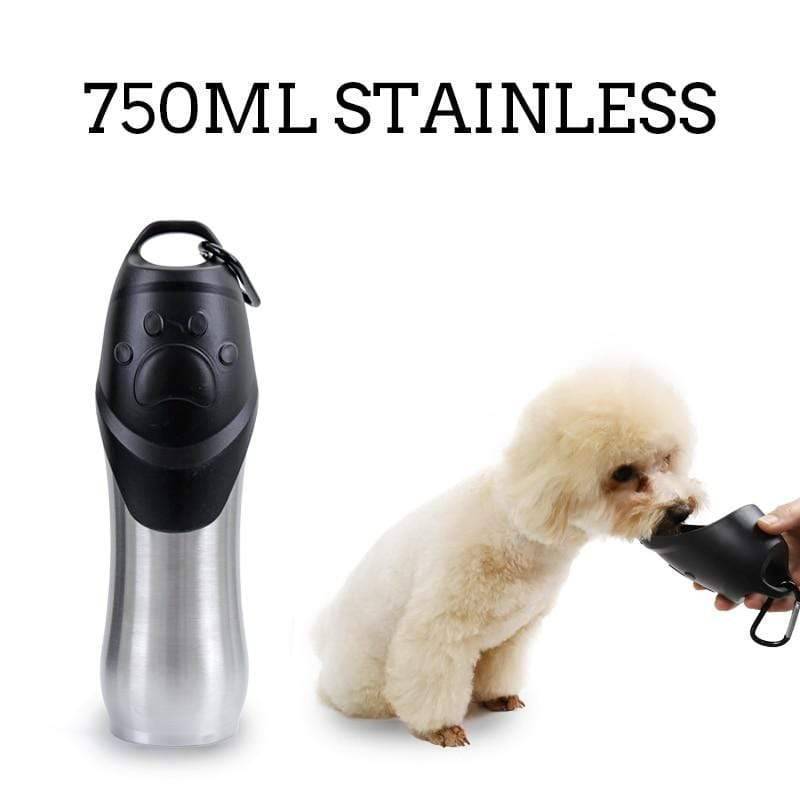 Outdoor Pet Water Bottle in Portable Stainless Steel