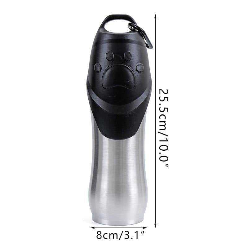 Outdoor Pet Water Bottle in Portable Stainless Steel