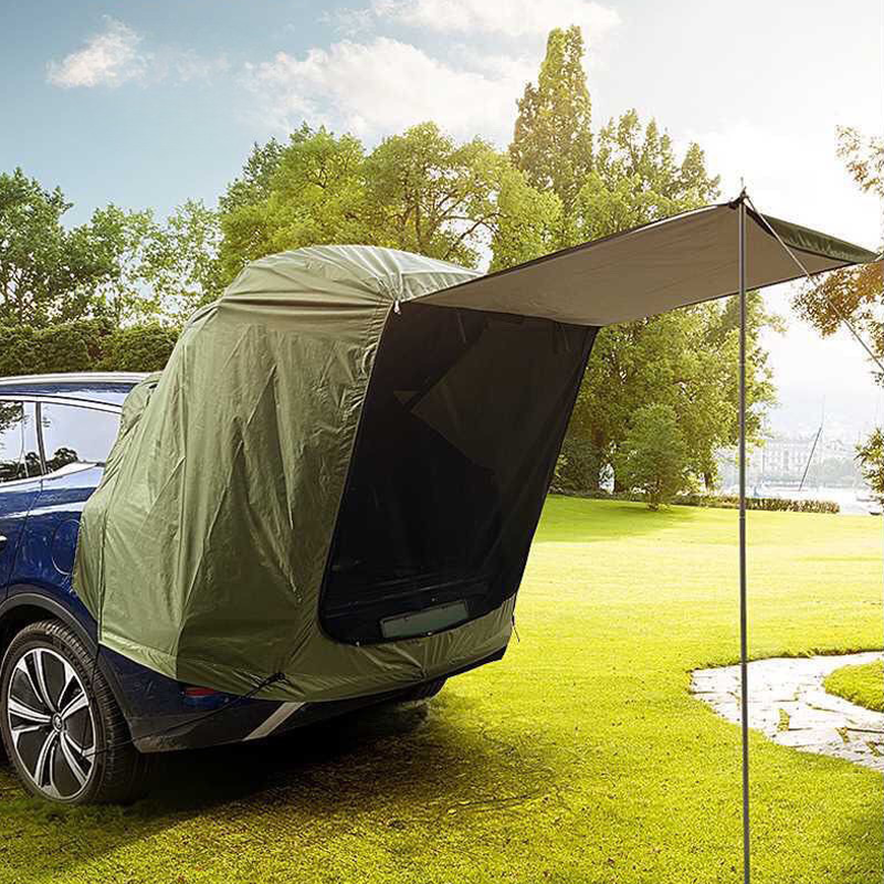 Camping Awning Shelter for SUVs - Portable Tailgate Tent