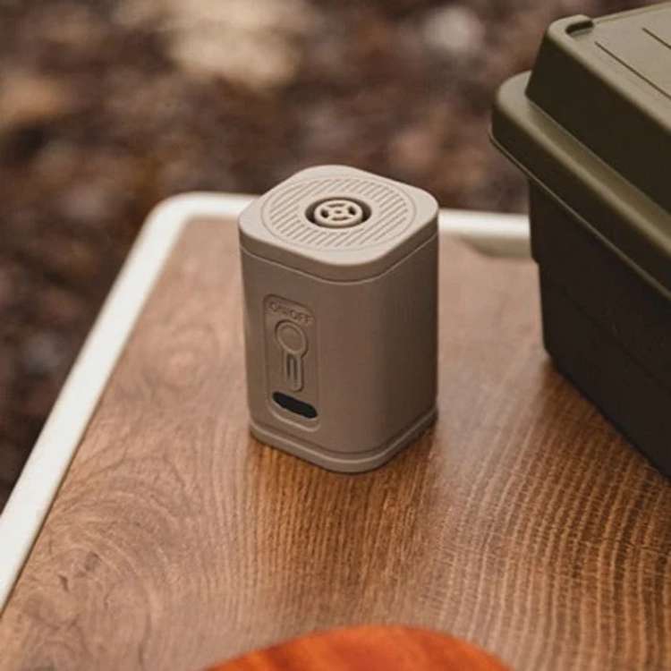 Compact Rechargeable Air Pump with LED Light and USB Connection