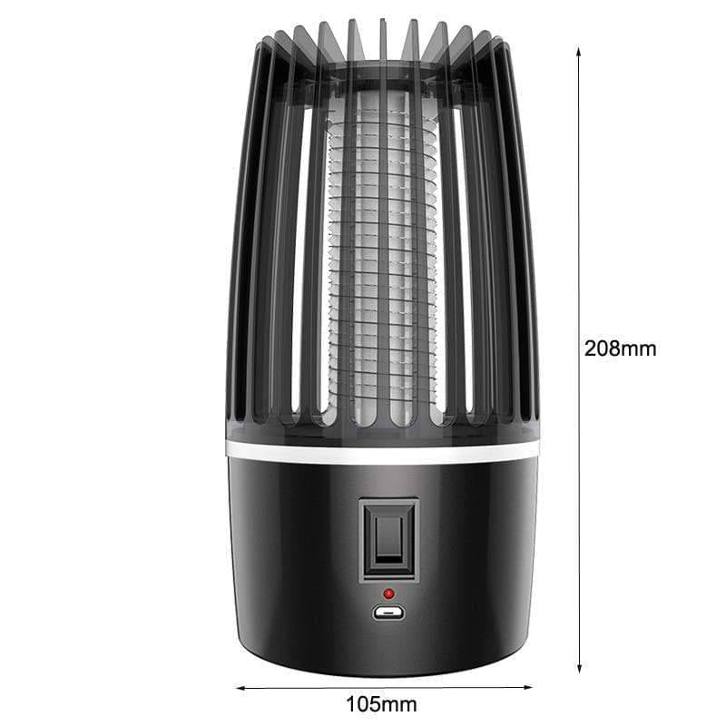 2-in-1 Mosquito Zapper and LED Lamp – Rechargeable USB Portable Device