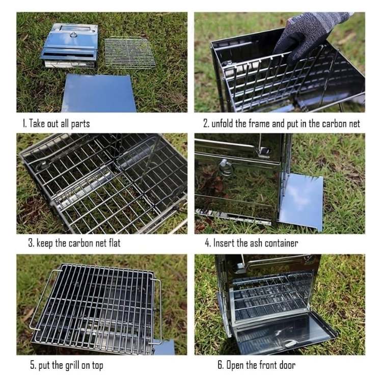 Outdoor Cooking Stove – Portable Wood Burner for Camping