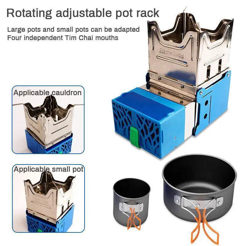 USB-Powered Camping Stove for Portable Wood Burning