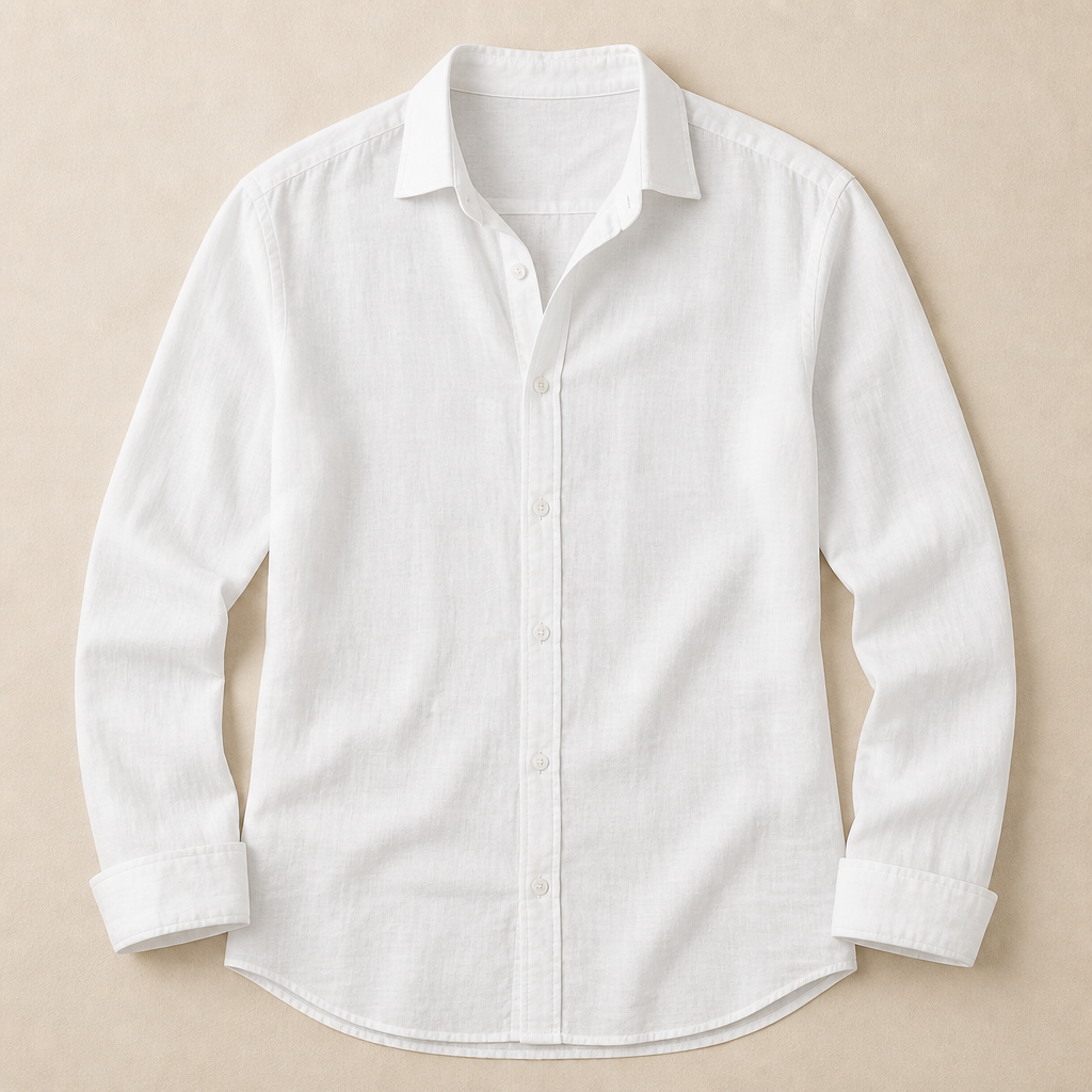 BreezeForma™ – Lightweight Breathable Long-Sleeve Button-Up Summer Shirt