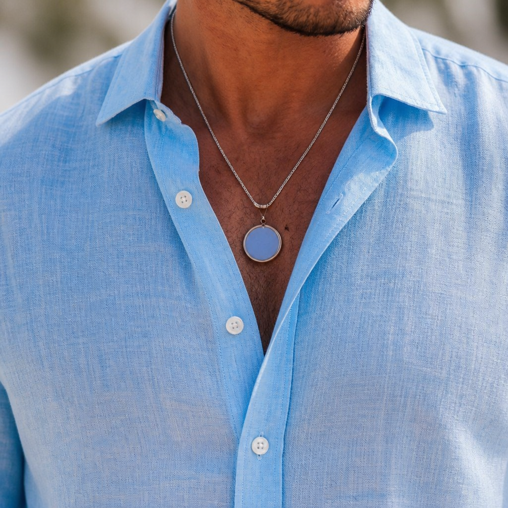 BreezeForma™ – Lightweight Breathable Long-Sleeve Button-Up Summer Shirt