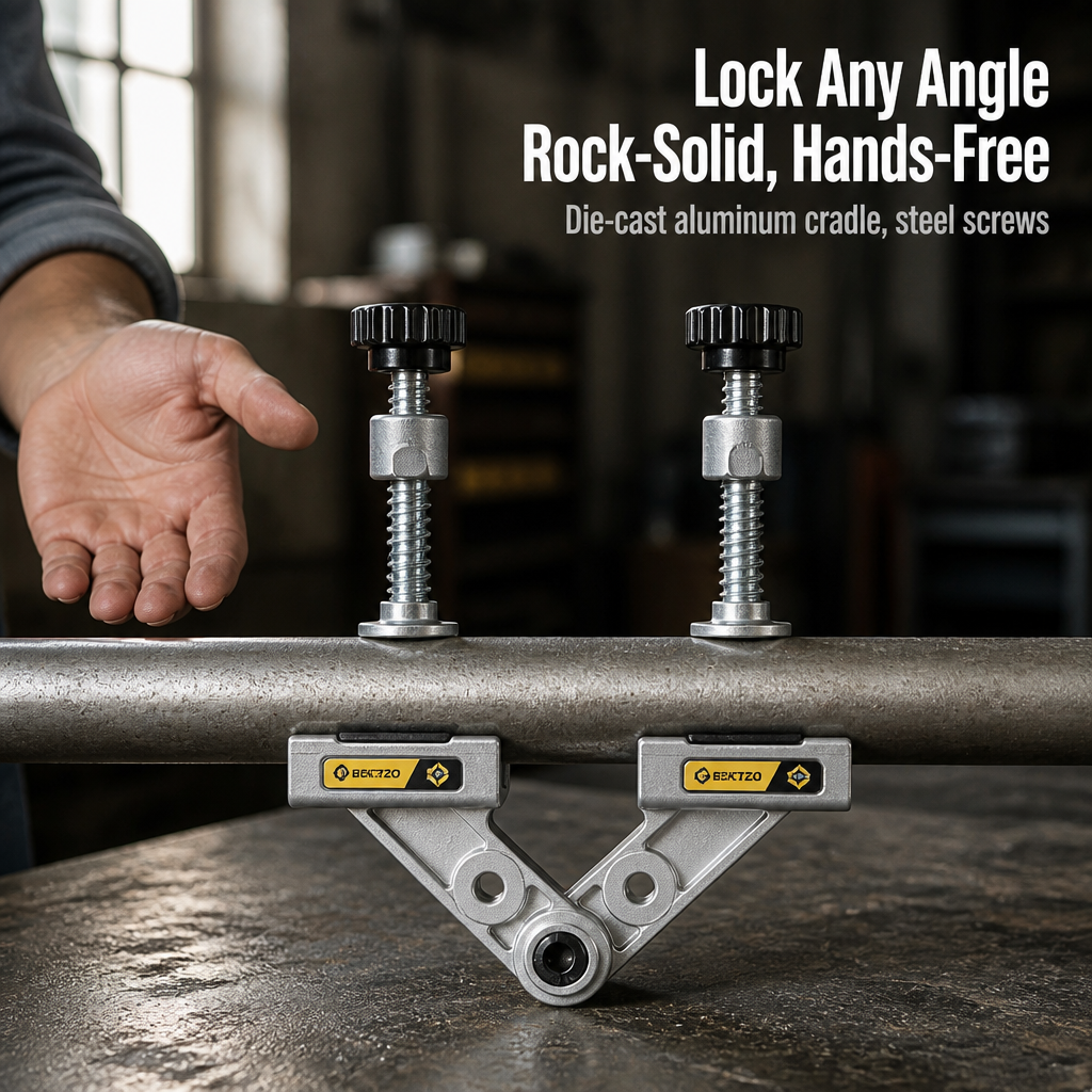 TrueGrip™ — Lock Any Corner from 10° to 180° Dead-On Every Time