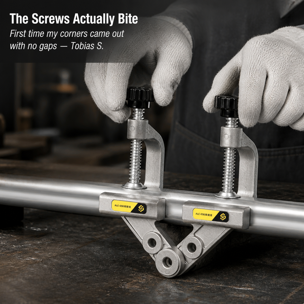 TrueGrip™ — Lock Any Corner from 10° to 180° Dead-On Every Time