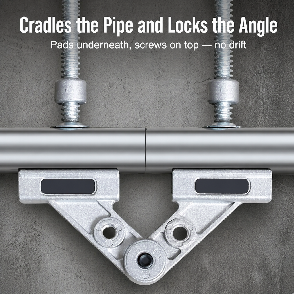 TrueGrip™ — Lock Any Corner from 10° to 180° Dead-On Every Time