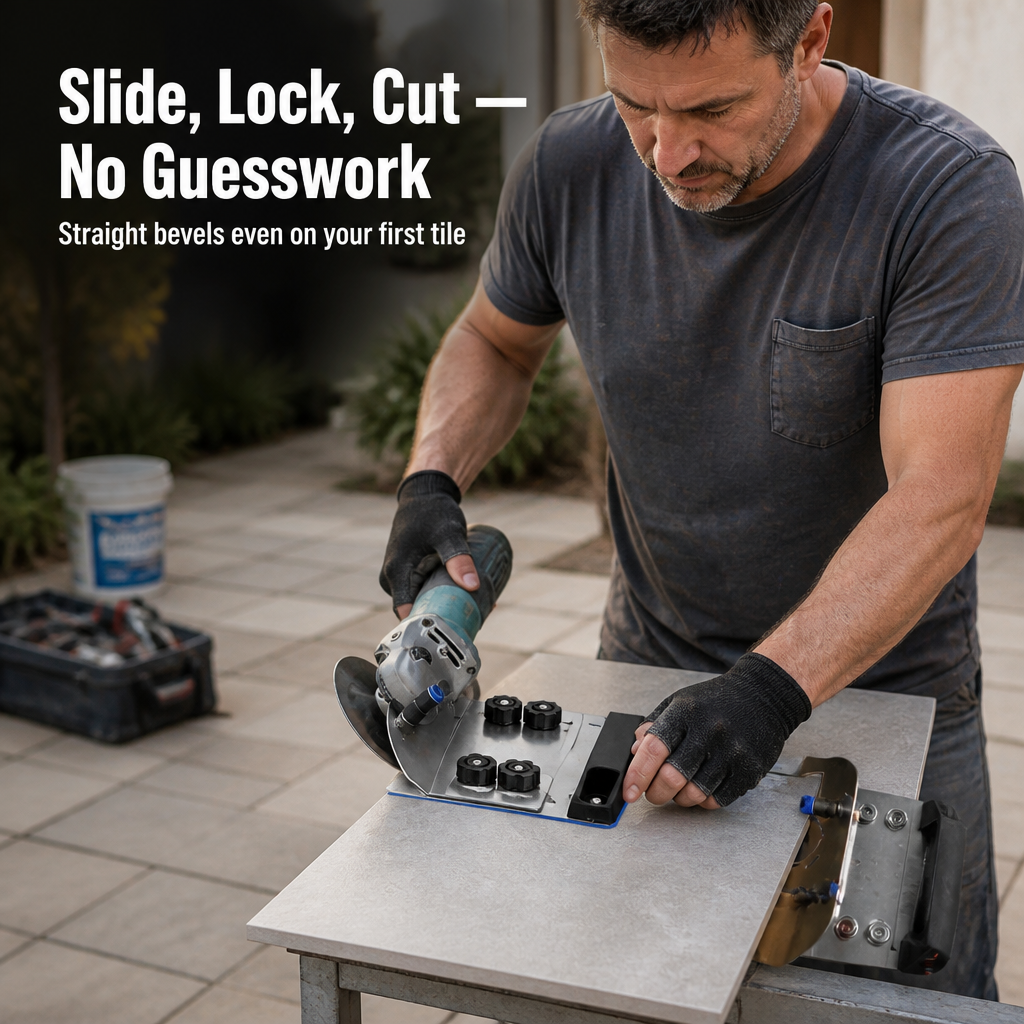 TitanEdge™ — Cut Flawless 45° Tile Edges With Zero Wobble or Chipping
