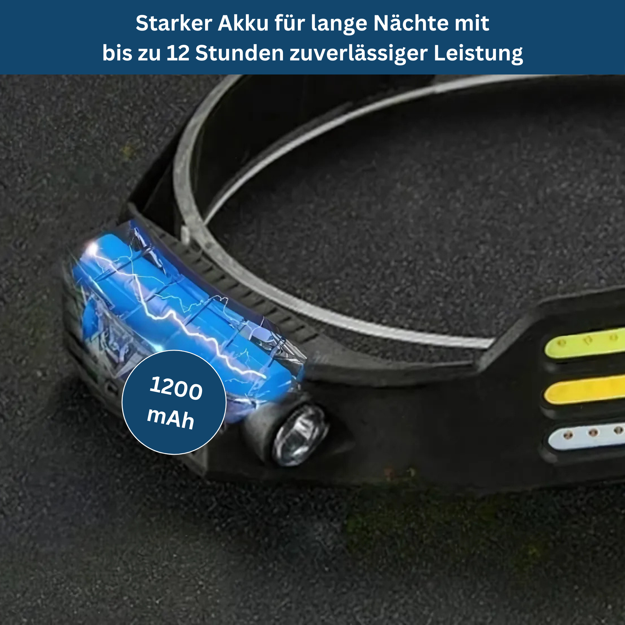 LED Headlamp with Adjustable Brightness