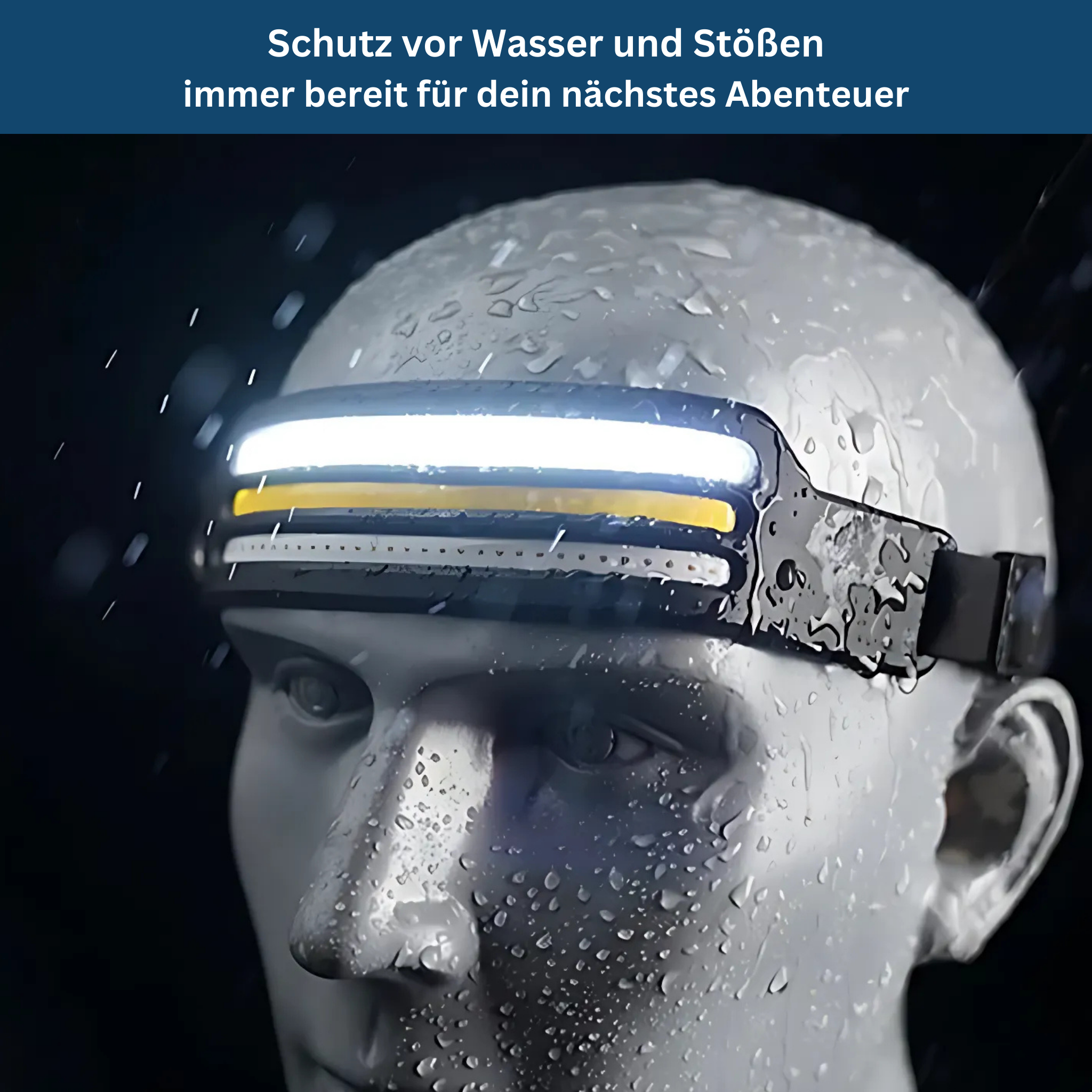 LED Headlamp with Adjustable Brightness