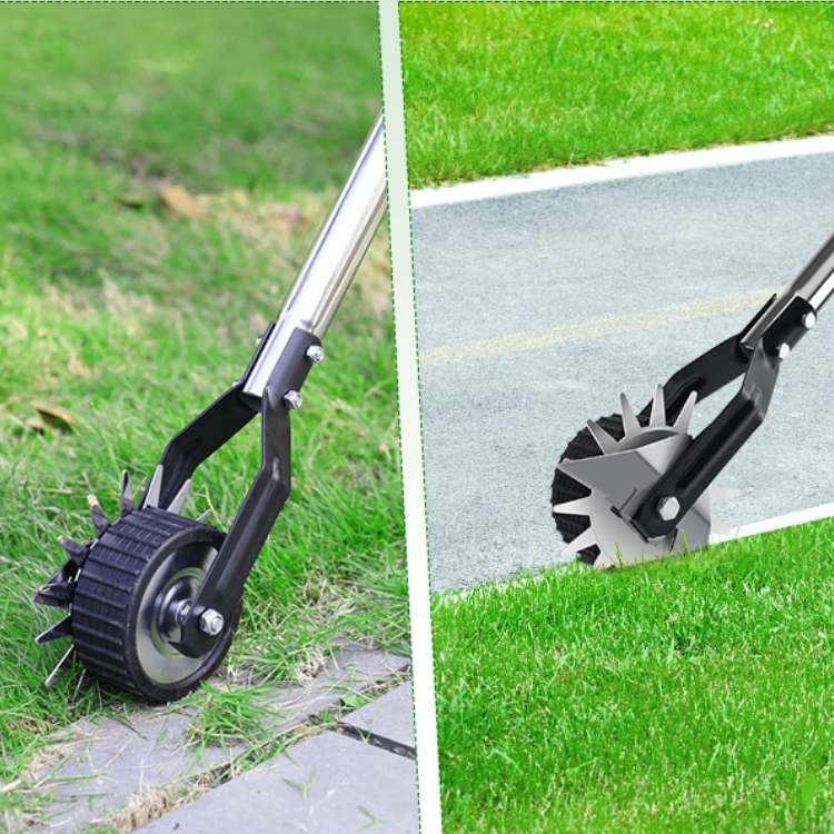 Manual Lawn Edge Cutter with Roller