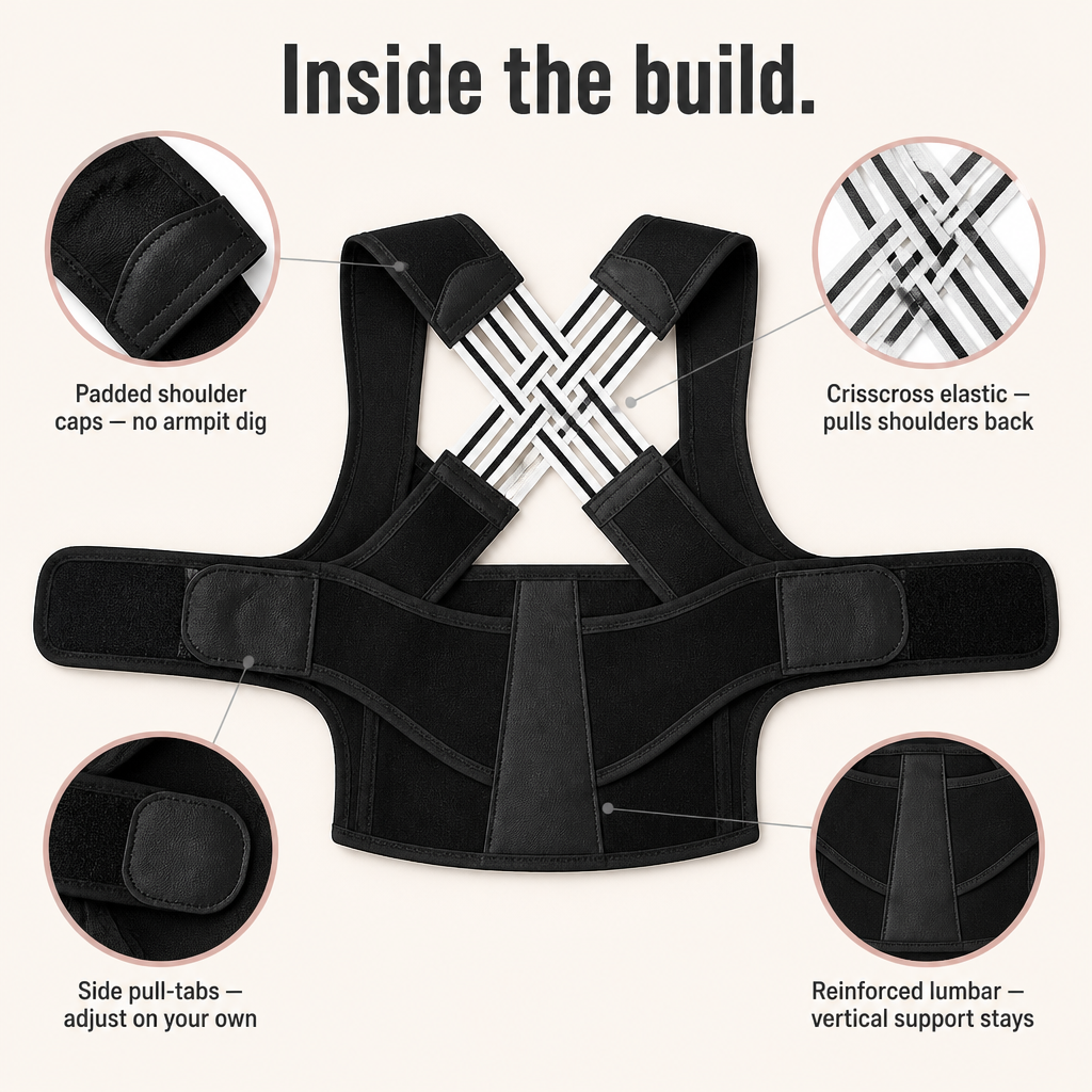 AlignPro™ — Fix Hunched Shoulders and a Tight Low Back in One Brace