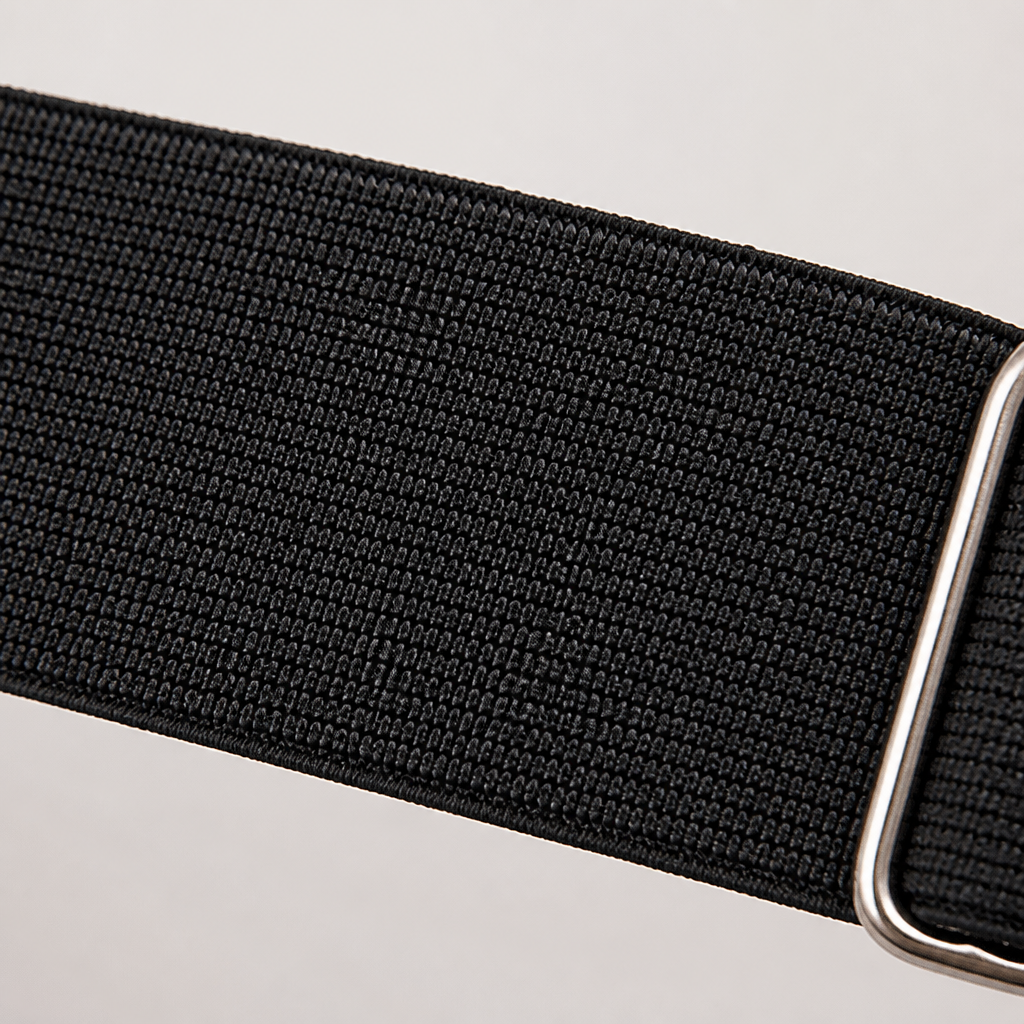 FlexiStride™ – Buckle-Free Stretch Belt with Invisible Snap Closure