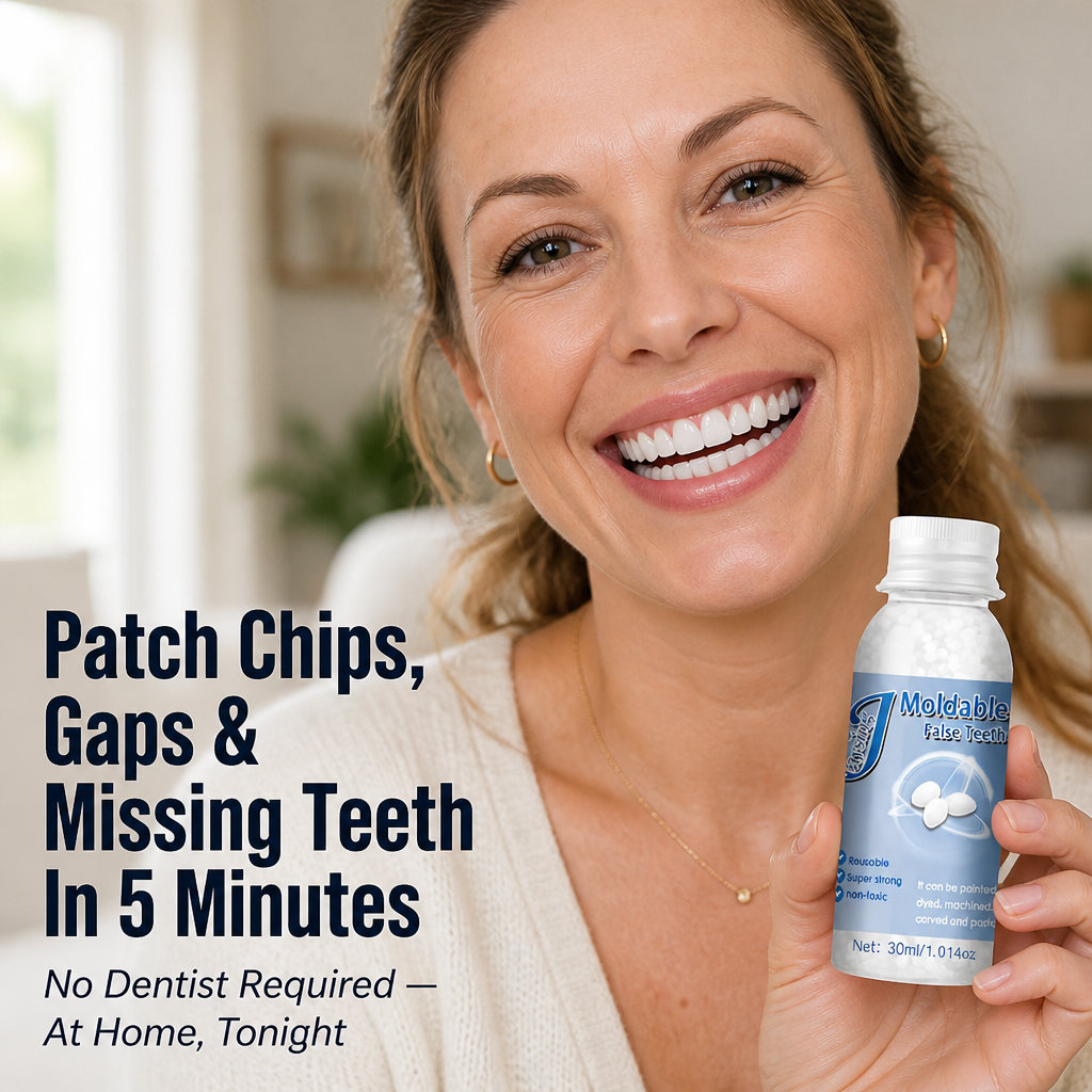 SmileSculpt™ — Patch Chips, Gaps & Missing Teeth in 5 Minutes Flat