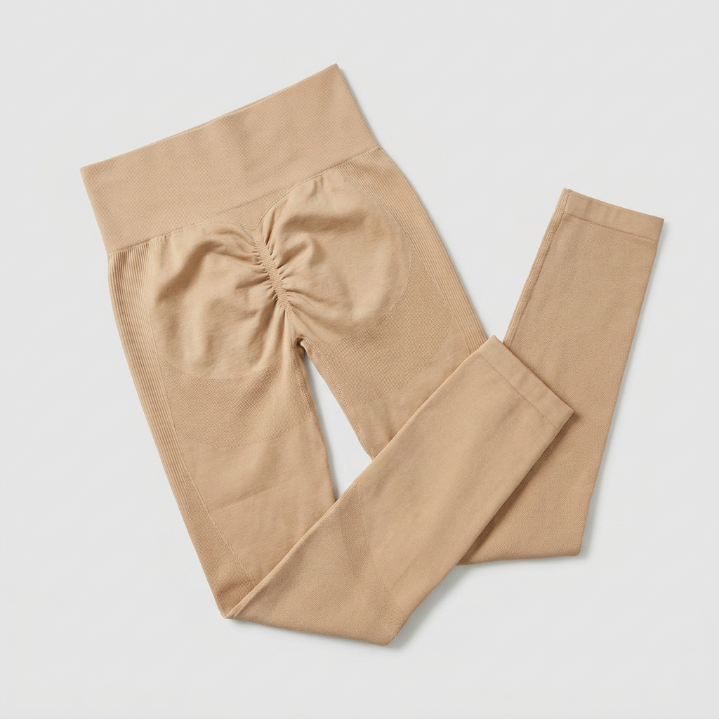 VivaWave™ – High-Waist Seamless Sculpting Compression Leggings with Scrunch Lift