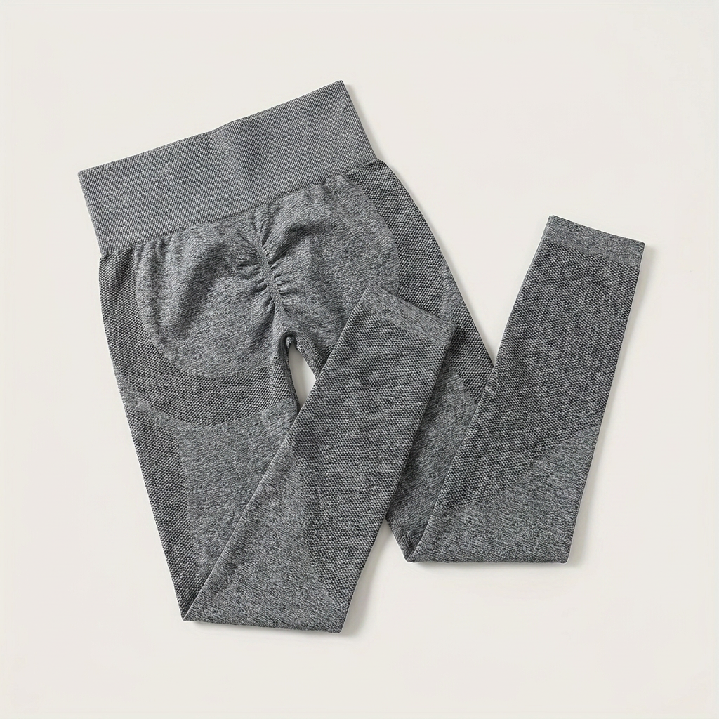 VivaWave™ – High-Waist Seamless Sculpting Compression Leggings with Scrunch Lift