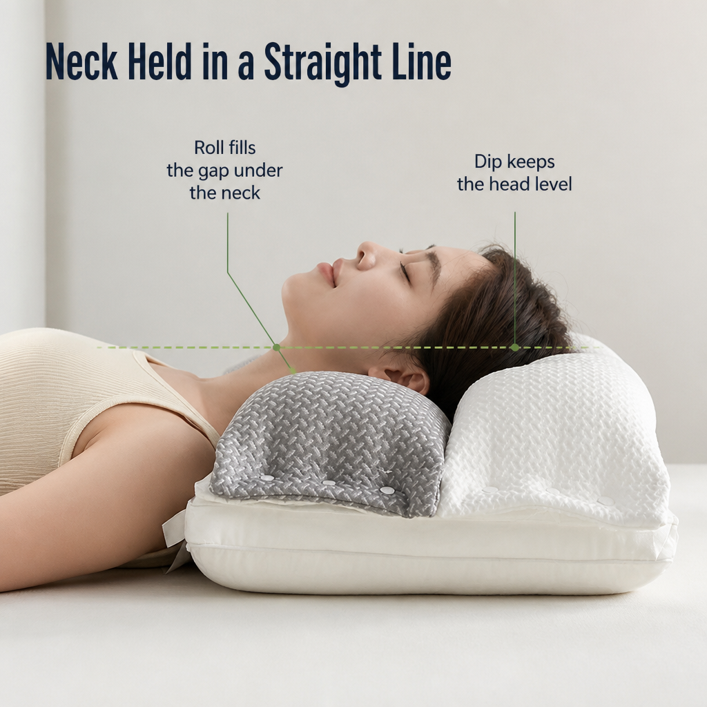 VersaRest™ — Cradle Your Neck and Wake Up Without the Morning Stiffness