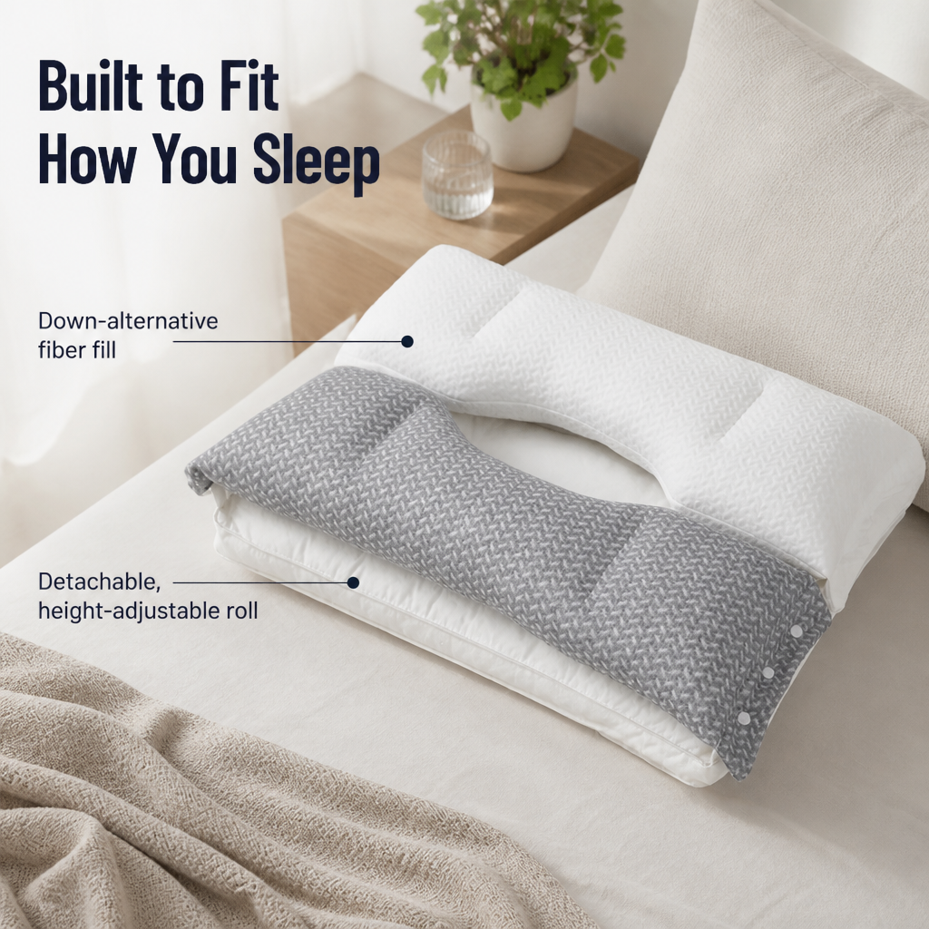 VersaRest™ — Cradle Your Neck and Wake Up Without the Morning Stiffness
