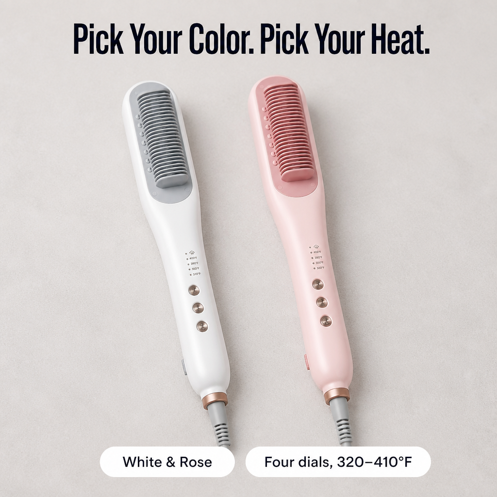 LumeVive™ — Steam Your Frizz Smooth Without Frying a Single Strand