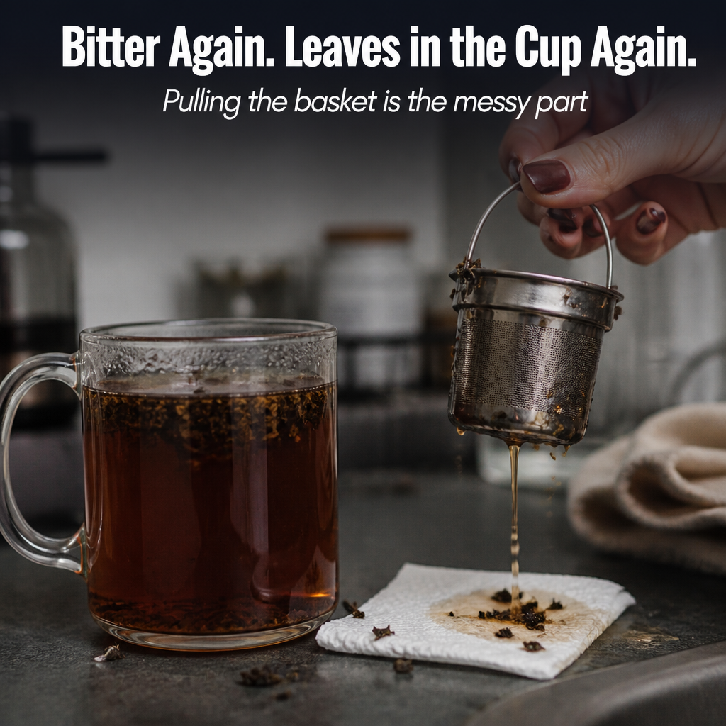 Serenaya™ — Press Once for Smooth, Clean Tea With No Bitter Aftertaste