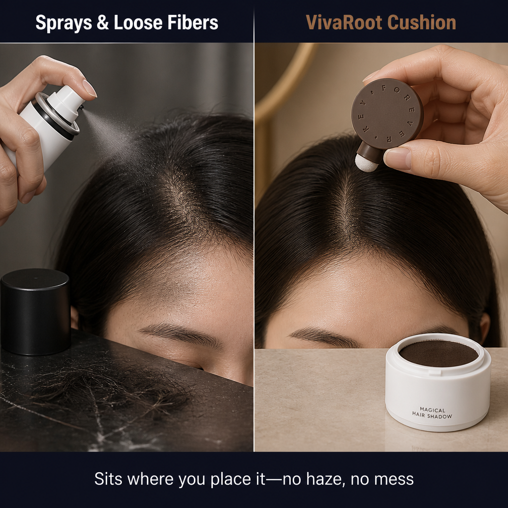 VivaRoot™ Hair Sculptor — Press On Fuller Roots & Sharper Brows in Seconds, No Smudging
