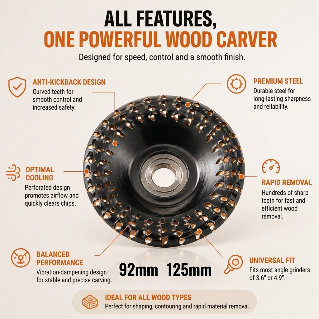SculptPro™ — Unleash Lightning-Fast, Flawless Wood Carving Every Time