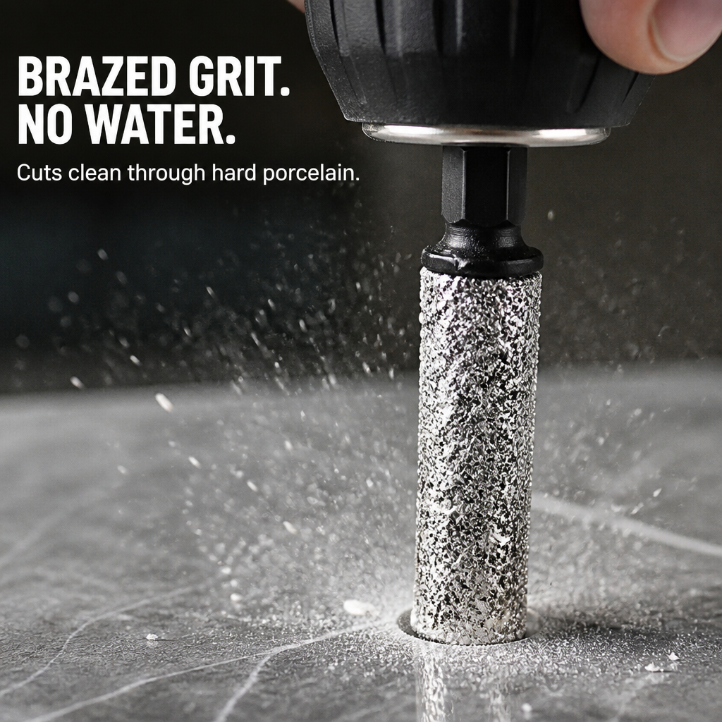 TitanEdge™ — Drill & Grind Through Porcelain, Marble and Glass Without Cracks