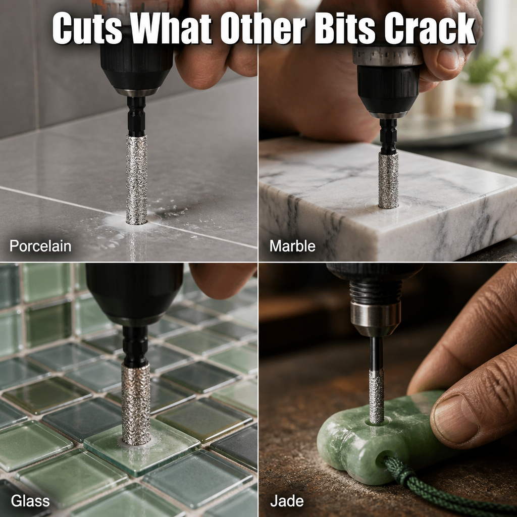 TitanEdge™ — Drill & Grind Through Porcelain, Marble and Glass Without Cracks