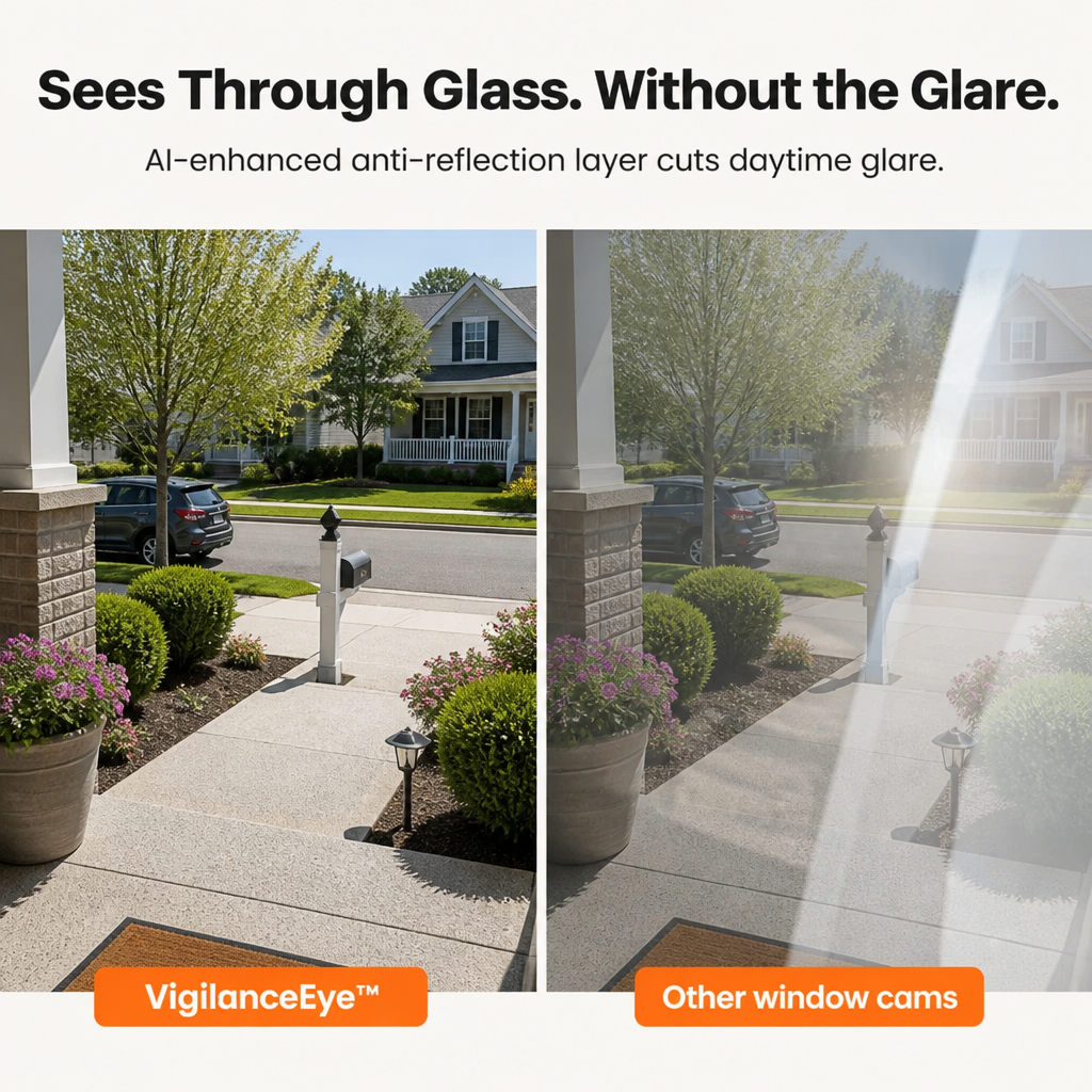 VigilanceEye™ — Stick It to Any Window and Watch Your Porch in 5 Minutes