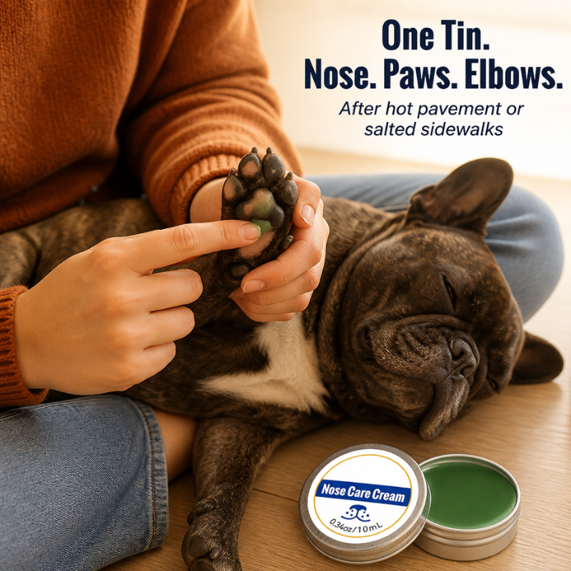 VeluraPaw™ — Soften His Crusty "Old-Man Nose" Back to Smooth, Healthy Black