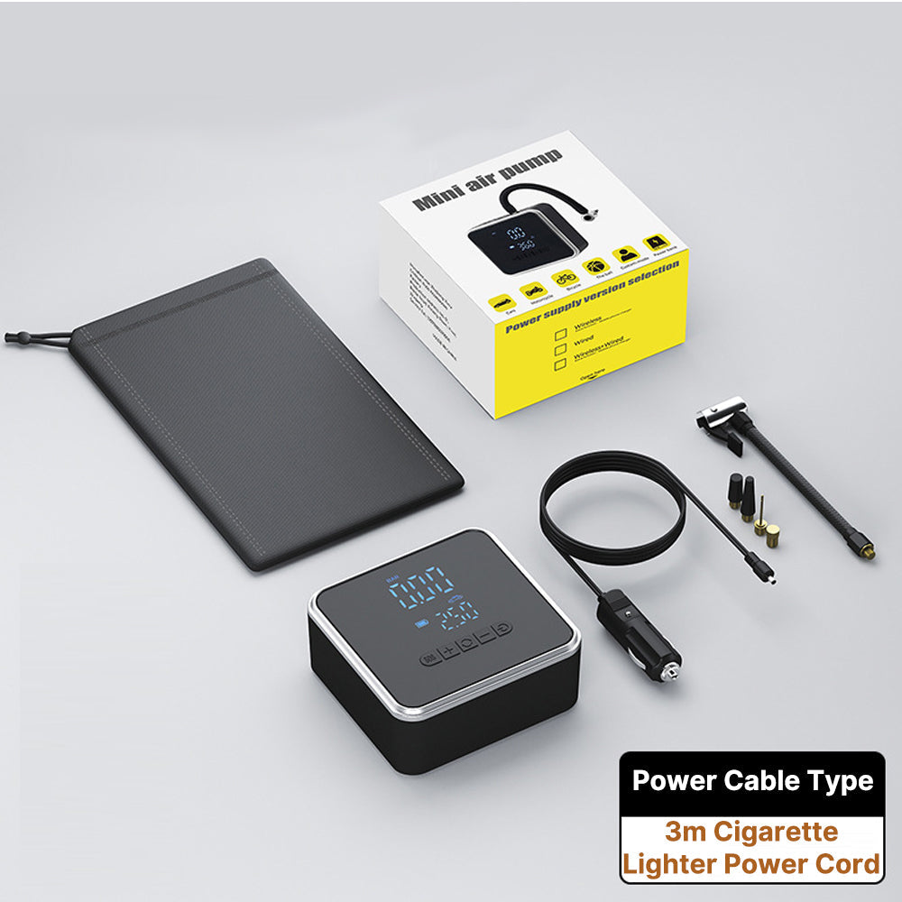 Portable Tire Pump for Vehicles and Bicycles – Quick Inflation